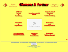 Tablet Screenshot of clemens-partner.de